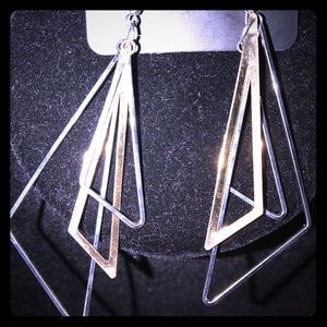 Multi Tone Abstact Dangle Earings